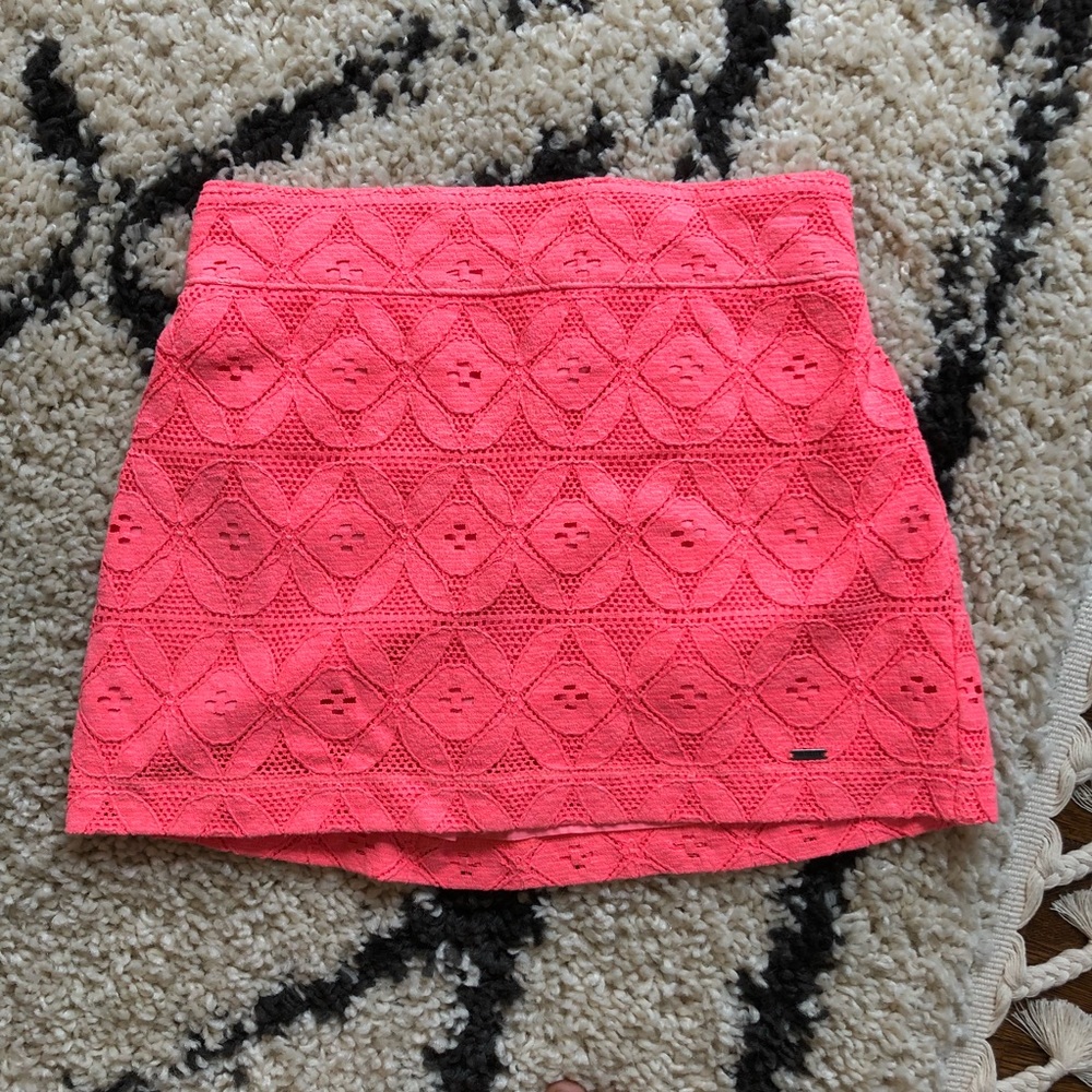 Hollister pink skirt
